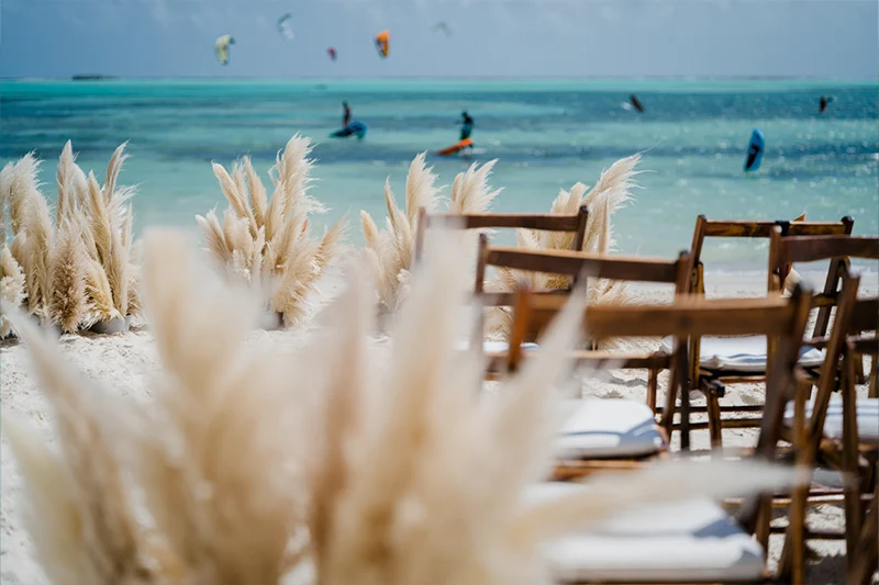 Boho Hochzeit am Strand von Paje Sansibar